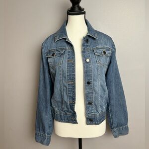 The limited denim button down jacket